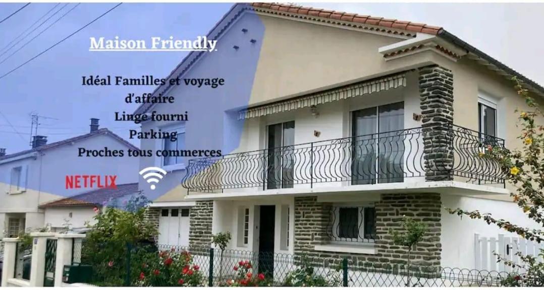 -Comme A La Maison- Jardin, Veranda, Ideal Familles Et Business Niort Buitenkant foto